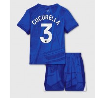 Chelsea Marc Cucurella #3 Koszulka Podstawowa dzieci 2025-26 Krótki Rękaw (+ krótkie spodenki)